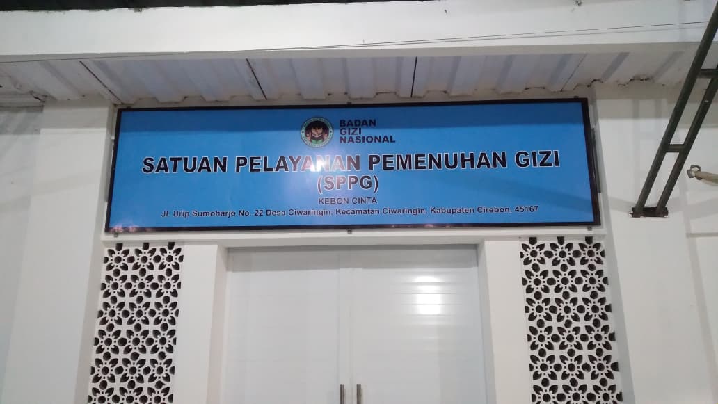 Kabar Baik! Dapur MBG Kebon Cinta Resmi Kantongi Sertifikat Higiene Sanitasi dari Dinkes Cirebon